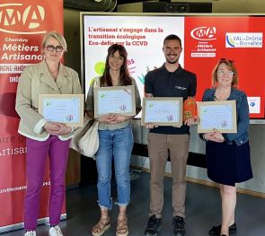 Entreprises artisanales de la Drôme labelisées éco-défis 2026